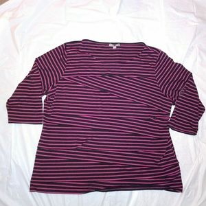 3/4 sleeve plus size top